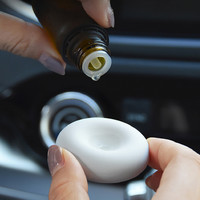 Diffuseur de parfum d'intérieur en huile essentielle, fait à la main, en porcelaine, diffuseur d'arômes en plâtre, diffuseur de parfum en céramique, clip de ventilation de voiture, désodorisant