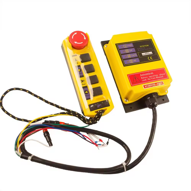 IEHC Q100-4 Waterproof Single Speed Radio Industrial Crane Electric Hoist Wireless Remote Control