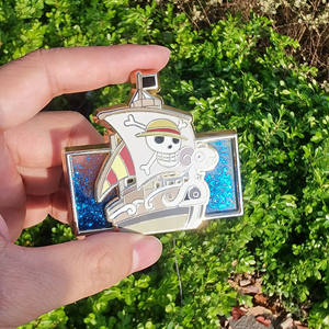 ปรับแต่ง Quicksand Charm Pin ปก <span class=keywords><strong>Sesshomaru</strong></span> การ์ตูนอะนิเมะชุบทองเหลวเคลือบ Pin - Product Image 3