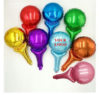 Ballon en aluminium personnalisé avec logo imprimé, promotionnel, à scanner, portable
