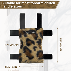 Fundas de Agarre para Muletas de Felpa Suave, Almohadillas para Muletas de Antebrazo para Mayor Comodidad de las Manos y Uso Diario - Product Image 3