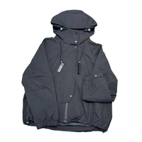 Veste matelassée unisexe pour l'automne, imperméable, respirante, coupe-vent, coque rigide, fermeture éclair, col carré, extra-longue - Tex Pathfinder