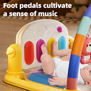 Alfombra de Juego para Bebés Becho, Alfombra de Actividades para el Tiempo Boca Abajo, <span class=keywords><strong>Gimnasio</strong></span> de Piano para Bebés Recién Nacidos de 0 a 6 Meses - Product Image 4