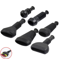 Vente chaude 2 3 4 5 6 broches étanche automobile fil connecteur couverture caoutchouc botte capuchon manchon pour VW Boschs Amp Tyco prise