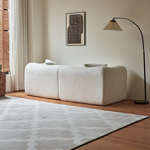 Moderno Sofá Seccional de Tela Cuadrado Modasi, Tapicería Acolchada, Cojines Rellenos de Espuma, Diseño que Ahorra Espacio, para Salas de Estar de Villas - Product Image 5