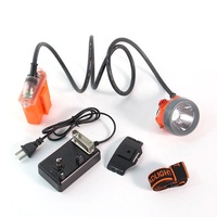 Casque de sécurité industriel LED rechargeable anti-explosion personnalisé KL8M, lampe minière, étanche IP67, 400 lumens, faisceau réglable, SOS