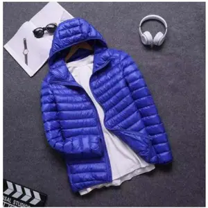 Fengway OEM Men's Thicken Bubble Coat Streetwear Printing Webbing Puffer Jacket Winter Men Hooded Down Jacket Jaqueta Masculina