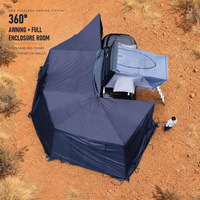 Auvent latéral autoportant SOAR 360 degrés sans pieds, couverture intégrale pour 4x4, SUV, fourgonnette, camion, camping tout-terrain, imperméable