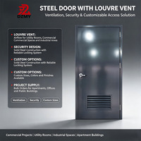 Panneau de ventilation en acier sur mesure pour porte, grille de ventilation métallique pour salle d'équipement, bureau, bâtiment scolaire, salle mécanique
