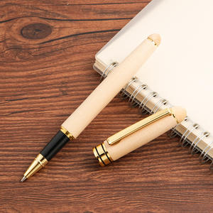 ของขวัญส่งเสริมการขาย ของขวัญธุรกิจ ปากกาลูกลื่นไม้เมเปิล ปากกาหมึกซึม ปากกาเจลไม้ สลักโลโก้ด้วยเลเซอร์<span class=keywords><strong>ฟรี</strong></span> กล่องของขวัญไม้ - Product Image 1