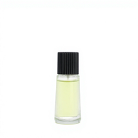 Flacon de parfum vide en verre rose cristal de 100 mm, 25 ml, 13 mm, avec bouchon à clip Tatricia Spades, peint, incliné, pour parfums et peintures, ISO 30 ml