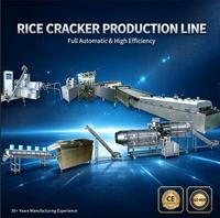 200kg/h Thai Crispy Rice Cracker Processing Extruder Machine Production Line Equipment