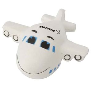 Custom Logo PU Foam Anti-Stress <b>Small</b> Cartoon Shape Aeroplane Comfort Toy Stress Ball Promotional <b>Gifts</b> - Product Image 3