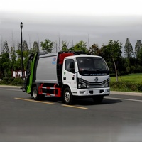 Camion compacteur de déchets de 6 m³ Dongfeng Duolika |   Système hydraulique |   Camion de collecte des déchets municipaux et industriels