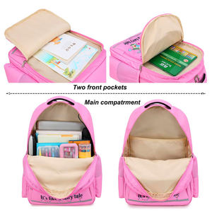 Fabriek Custom 3in1 Oxford Schooltas Rugzak Voor Kinderen Met Geïsoleerde Lunch Draagtas En Potlood Zakje Schooltas Set - Product Image 3