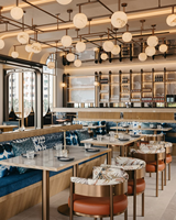 Mobilier de restaurant commercial moderne, ensemble de canapés et banquettes pour café, mobilier de luxe pour hôtels et restaurants, application de design d'intérieur pour projets