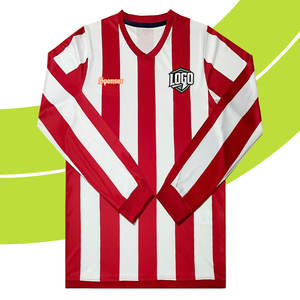 Maillots de football <span class=keywords><strong>Guadalajara</strong></span> personnalisables de haute qualité 1990s-2000s Retro Collection Uniformes de football classiques à manches longues - Product Image 1