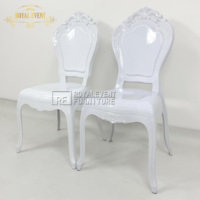 Meubles commerciaux Offre Spéciale Croix Résine PC Chaise En Plastique Empilable Blanc Événement Chaise pour Banquet De Mariage