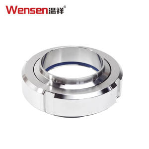 Wensen Sanitary <span class=keywords><strong>304</strong></span> <span class=keywords><strong>316</strong></span> Paslanmaz Çelik 1 1/2 inç SMS Union - Hijyenik Vana ve Boru Hattı Aksesuarı - Product Image 1