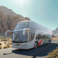 Autocar de tourisme VIP de luxe 50-71 places pour les longs trajets touristiques, bon prix pour le Moyen-Orient