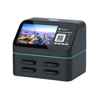 Señalización Digital con Estación de Alquiler de Baterías Externas para Carga de Teléfonos, para Publicidad en Centros Comerciales, ABS Ignífugo, 4G+WiFi