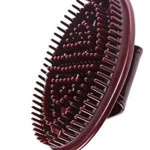 Cepillos y depuradores de baño de meridianos musculares ovalados de plástico al por mayor Cepillo de masaje de belleza corporal de estilo simple - Product Image 3