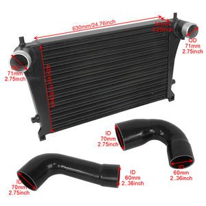 <span class=keywords><strong>Intercooler</strong></span> en aluminium pour VW Golf 7 GTI R MK7 EA888 Gen3 TT TTS Seat Leon Octavia 1.8T 2.0T Tube & Fin Performance Racing Radiator - Product Image 6
