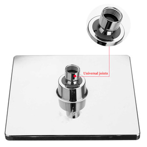 CUPC Vente à chaud <span class=keywords><strong>Pommeau</strong></span> <span class=keywords><strong>de</strong></span> <span class=keywords><strong>douche</strong></span> chromé <span class=keywords><strong>de</strong></span> luxe fixe à haut débit et à haute pression <span class=keywords><strong>de</strong></span> pluie <span class=keywords><strong>de</strong></span> 8 pouces pour <span class=keywords><strong>le</strong></span> <span class=keywords><strong>meilleur</strong></span> spa <span class=keywords><strong>de</strong></span> relaxation - Product Image 5