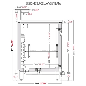 Bancone Bar refrigerato BBL4500AB3P - Product Image 2
