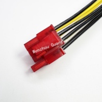 مبيعات مميزة PCI-E PCI e Express مجموعة من 8 دبابيس 5557-6+2 دبوس مجموعة من ذكور وأنثى في موصل سلك طاقة 18AWG+25CM