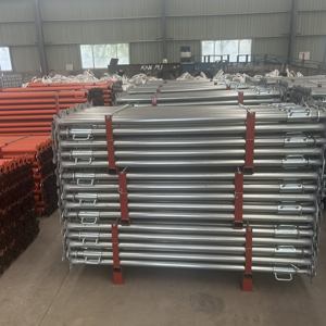 Réductions brésiliennes <span class=keywords><strong>sur</strong></span> l'échafaudage de construction chinois Ringlock poutre en bois coffrage pièces d'échelle échafaudages de soutien en acier - Product Image 2