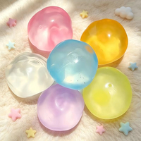 Balle anti-stress souple en huile de coco, modelable, sensorielle, réutilisable, à récupération lente, jouet de décompression à pincer