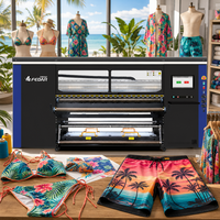 Imprimante de sublimation pour maillots de bain et vêtements de plage, 16 têtes Epson I3200, machine numérique textile rouleau à rouleau 1900 mm haute vitesse pour l'été