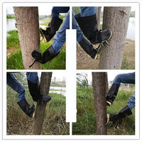 Pointes d'escalade en acier pour poteaux, outil d'escalade d'arbres pour chaussures de chasse, outil simple pour la cueillette de fruits et l'observation