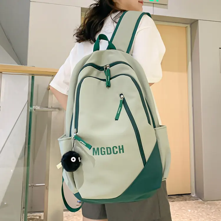 SD yeni taze okul çantası kadın kore tarzı öğrenci sırt çantası basit büyük kapasiteli sırt çantası