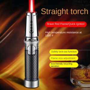 <span class=keywords><strong>Chalumeau</strong></span> à <span class=keywords><strong>gaz</strong></span> butane à flamme réglable à action directe haute température Debang DB-606 pour cigares et moxibustion - Product Image 5