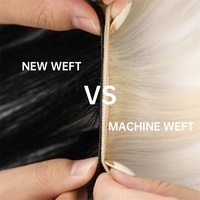 Blonde Remy Populaire Leshine Haute Qualité Russe Vierge Génie Trames Extensions De Cheveux Bruts Double Cheveux Humains