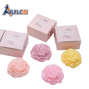 Bougie parfumée en cire de soja AQUILON Eco-Aesthetic - <span class=keywords><strong>Gourmand</strong></span> 2026, senteurs bien-être, cadeau - Product Image 1