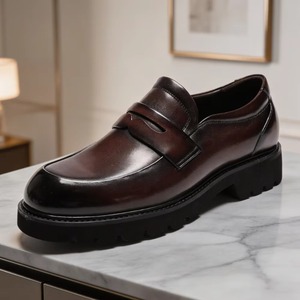 Vente en gros de mocassins pour hommes avec logo personnalisé, couleur personnalisée, service d'étiquetage, mocassins à enfiler pour hommes, chaussures décontractées pour affaires et loisirs - Product Image 5