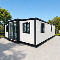 Maisonnette Préfabriquée Contemporaine Respirante à Assemblage Rapide, Structure en Acier, Villa Mobile, Appartement, Mini-Maison