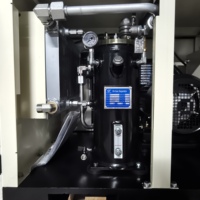 Compresor de Aire Industrial Eléctrico RTTW de 5.5HP, Accionado por Correa, con Ruedas, Alta Presión, Lubricado, Portátil, Motor de Tornillo, CA, al Mejor Precio