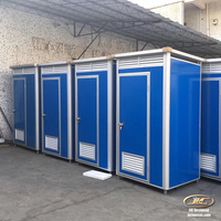Toilettes portables de luxe en acier au design asiatique avec salle de bain complète extérieure, douches et toilettes de style Dubaï