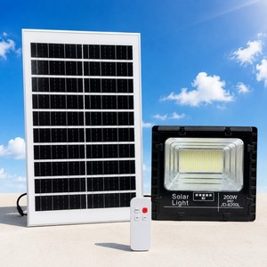<span class=keywords><strong>JD</strong></span> 8200L 200W Wasserdichte IP67 LED Straßen flutlichter Aluminium gehäuse Solar betrieben für Lager mit Batterie anzeige - Product Image 1