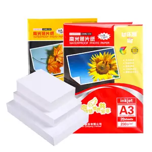 5x7 Inch A4 Inkjet A3 Plus 230gsm High Quality Waterproof Glossy Photo Paper