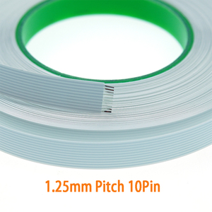 Cavo a spirale FPC/FFC personalizzato da fabbrica, 10 pin, passo 1,25 mm, cavo piatto flessibile a nastro per volante auto - Product Image 1