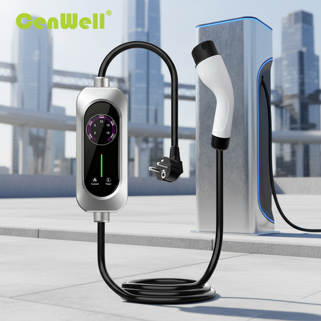 Cenwell 16A 32A Smart Level 2 EV Charger 22kW/11kW/7kW/3.6kW AC Fast Electric Vehicle Car Charging Listed Home Commercial
