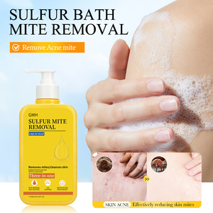 GMH Private Label - Gel de Ducha Líquido 3 en 1 con <span class=keywords><strong>Azufre</strong></span> para Piel Propensa al Acné, Eliminación de Ácaros, Limpieza Profunda de Poros, Control de Grasa e Hidratación - Product Image 2