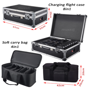 Muxxdj IR4 <span class=keywords><strong>Mini</strong></span> uplights 4x12W rgbwa + UV <span class=keywords><strong>LED</strong></span> uplight không dây DMX Pin điều khiển ứng dụng từ xa Đảng sân khấu mệnh ánh sáng - Product Image 4