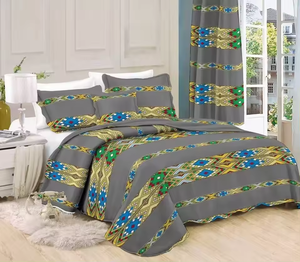 Parure de lit, taie d'oreiller et housse de couette avec impression numérique 3D, motifs personnalisés de la culture érythréenne/éthiopienne <span class=keywords><strong>Saba</strong></span> et Telet - Product Image 2