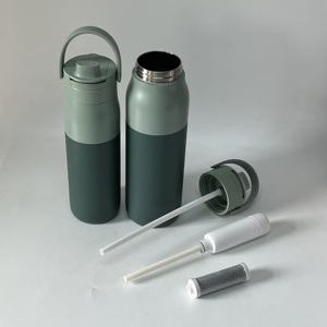 Botella <span class=keywords><strong>LARQ</strong></span> con logotipo personalizado Swig Top 23oz botella de agua aislada de acero inoxidable con pajita de filtro - Product Image 5